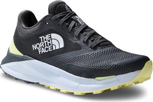 Czarne buty sportowe The North Face w sportowym stylu z płaską podeszwą sznurowane