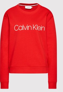 Czerwona bluza Calvin Klein w stylu casual