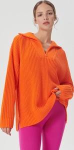 Pomarańczowy sweter Sinsay w stylu casual