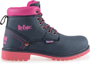 Buty dziecięce zimowe Lee Cooper dla dziewczynek sznurowane