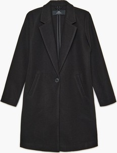 Czarny płaszcz Cropp w stylu casual