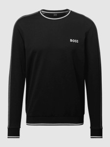 Czarna bluza Hugo Boss z bawełny