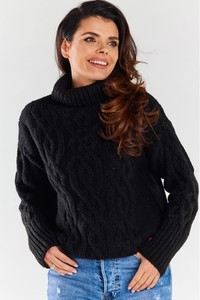 Czarny sweter Awama