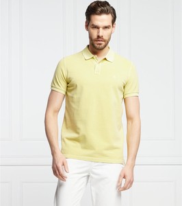 Żółty t-shirt Marc O'Polo z krótkim rękawem