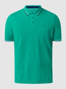 Zielony t-shirt Ragman z bawełny z krótkim rękawem w stylu casual