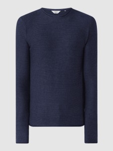 Niebieski sweter Solid