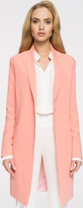 Różowy płaszcz Style w stylu casual