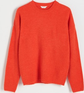 Czerwony sweter Reserved w stylu casual