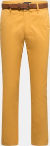 Żółte spodnie Halfprice w stylu casual