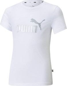 Koszulka dziecięca Puma dla dziewczynek z krótkim rękawem z tkaniny