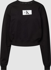 Czarna bluza Calvin Klein Underwear w stylu casual z bawełny