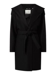 Czarny płaszcz Marc O'Polo w stylu casual