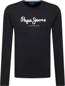 Koszulka z długim rękawem Pepe Jeans z długim rękawem z bawełny w młodzieżowym stylu