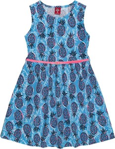 Niebieska sukienka dziewczęca Bee Loop