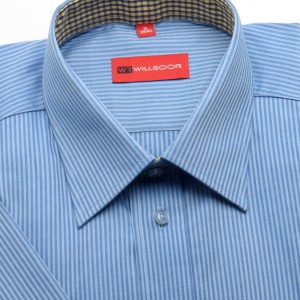 Niebieska koszula Willsoor z długim rękawem w stylu casual