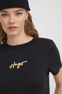 Bluzka Hugo Boss z okrągłym dekoltem