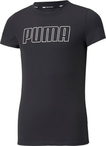 Czarna bluzka dziecięca Puma dla dziewczynek