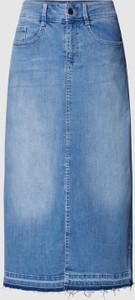 Niebieska spódnica Peek&Cloppenburg z bawełny w stylu boho