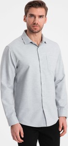 Koszula Ombre z bawełny z długim rękawem w stylu casual