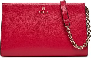 Czerwona torebka Furla średnia na ramię w młodzieżowym stylu