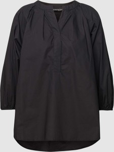 Bluzka Repeat z długim rękawem z dekoltem w kształcie litery v z bawełny