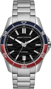 Armani Exchange zegarek męski kolor srebrny AX1955