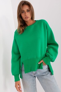 Zielona bluza Ex Moda bez kaptura