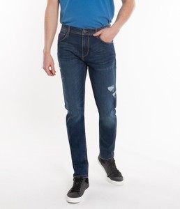 Niebieskie jeansy Lee Cooper w street stylu z jeansu