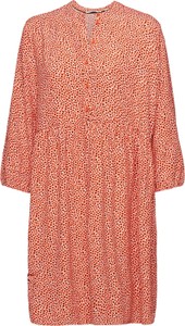 Pomarańczowa sukienka Esprit oversize w stylu casual mini