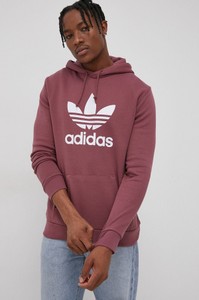 Bluza Adidas Originals w młodzieżowym stylu z nadrukiem z bawełny