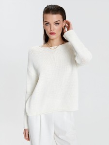 Sweter Sinsay z bawełny w stylu casual