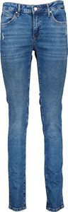 Niebieskie jeansy Mavi w street stylu z bawełny