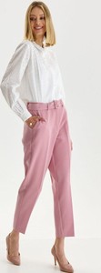 Różowe spodnie Top Secret