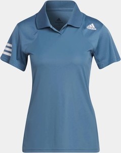 Niebieska bluzka Adidas z krótkim rękawem