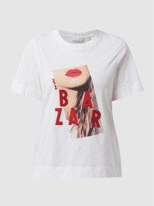 T-shirt Rich & Royal z nadrukiem w młodzieżowym stylu z okrągłym dekoltem