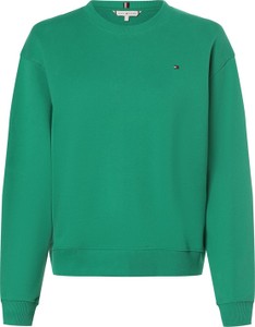 Zielona bluza Tommy Hilfiger z bawełny