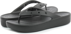 Czarne klapki Crocs w stylu casual