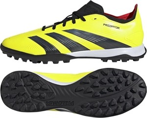 Żółte buty sportowe Adidas sznurowane w sportowym stylu