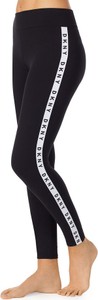 Czarne legginsy DKNY w sportowym stylu