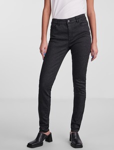Czarne jeansy Pieces w stylu casual