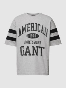 T-shirt Gant z krótkim rękawem z nadrukiem