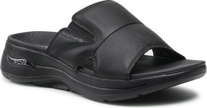 Czarne buty letnie męskie Skechers w stylu casual