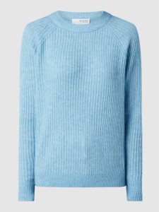 Niebieski sweter Selected Femme w stylu casual z wełny
