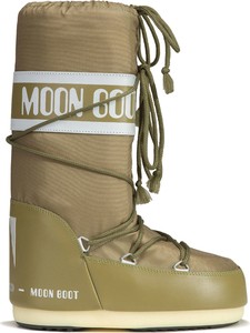 Zielone śniegowce Moon Boot