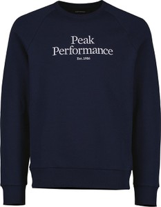 Niebieska bluza Peak performance w młodzieżowym stylu