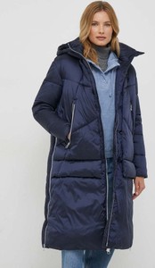 Granatowa kurtka Blauer Usa długa w stylu casual