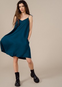 Niebieska sukienka Outhorn mini z tkaniny w stylu casual