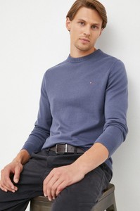 Sweter Tommy Hilfiger z kaszmiru z okrągłym dekoltem w stylu casual