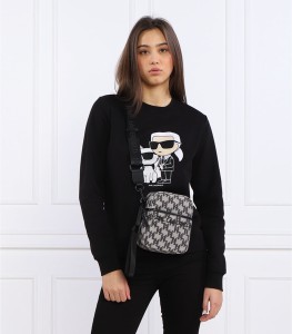 Czarna bluza Karl Lagerfeld w stylu casual z bawełny
