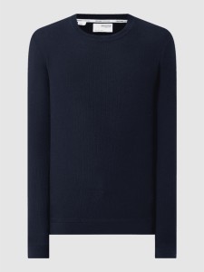Sweter Selected Homme z bawełny w stylu casual z okrągłym dekoltem